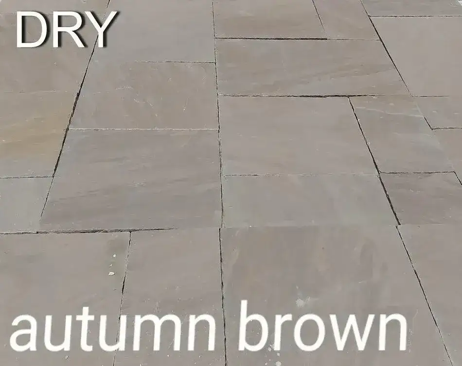 Autumn Brown Indian Sandstone Paving 900x600 22mm Cal. From £24.27/m2 - Image 4