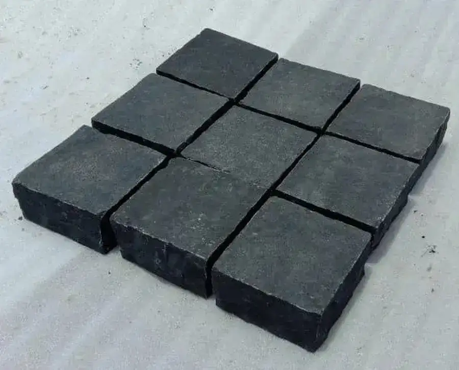 Black Limestone Cobbles and Setts 100x100x50 From £42.59/m2 - Image 5
