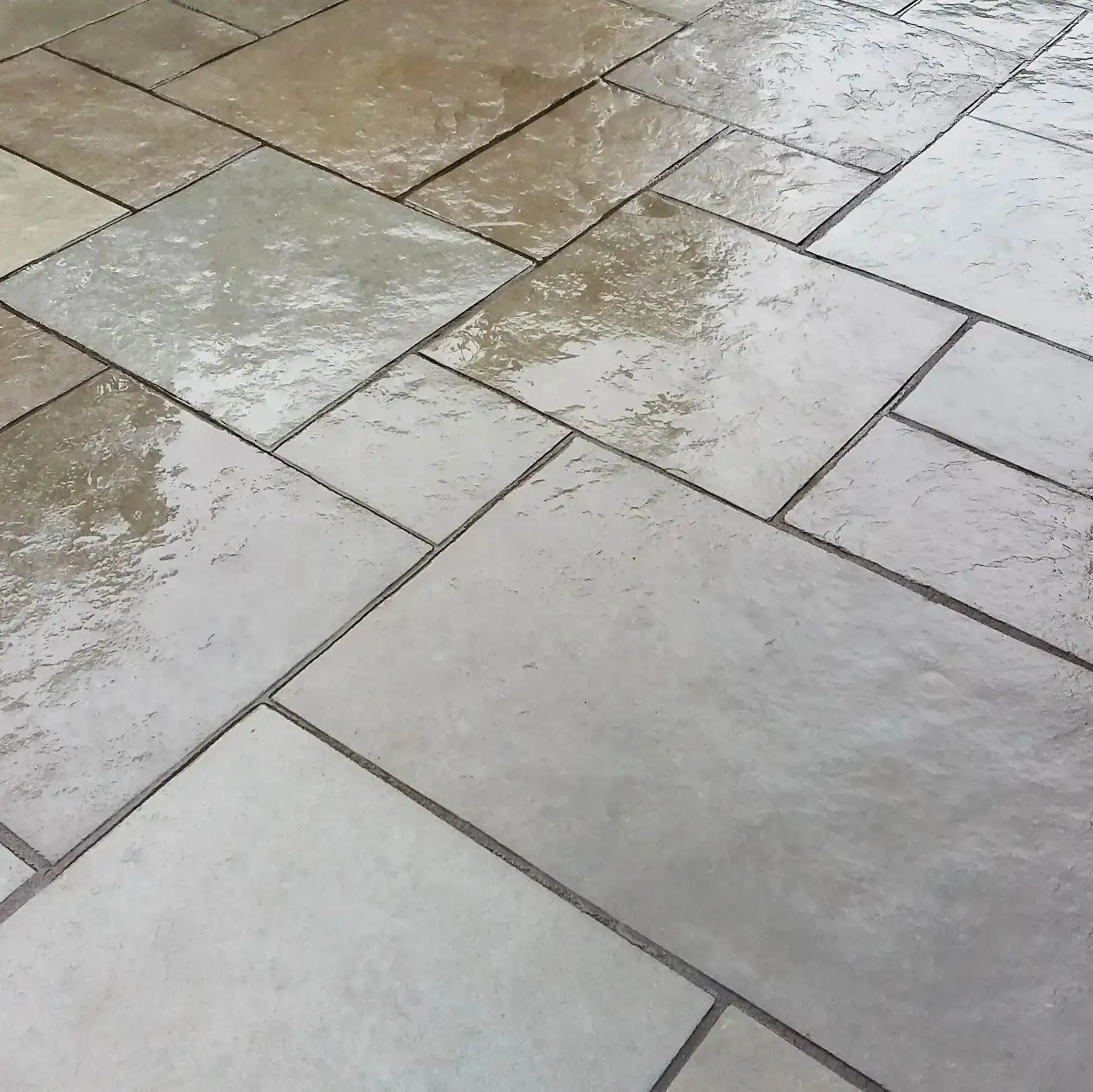 Dove Grey Limestone Paving Sawn Edge 900x600 22mm Cal. From £22.09/m2 - Image 5