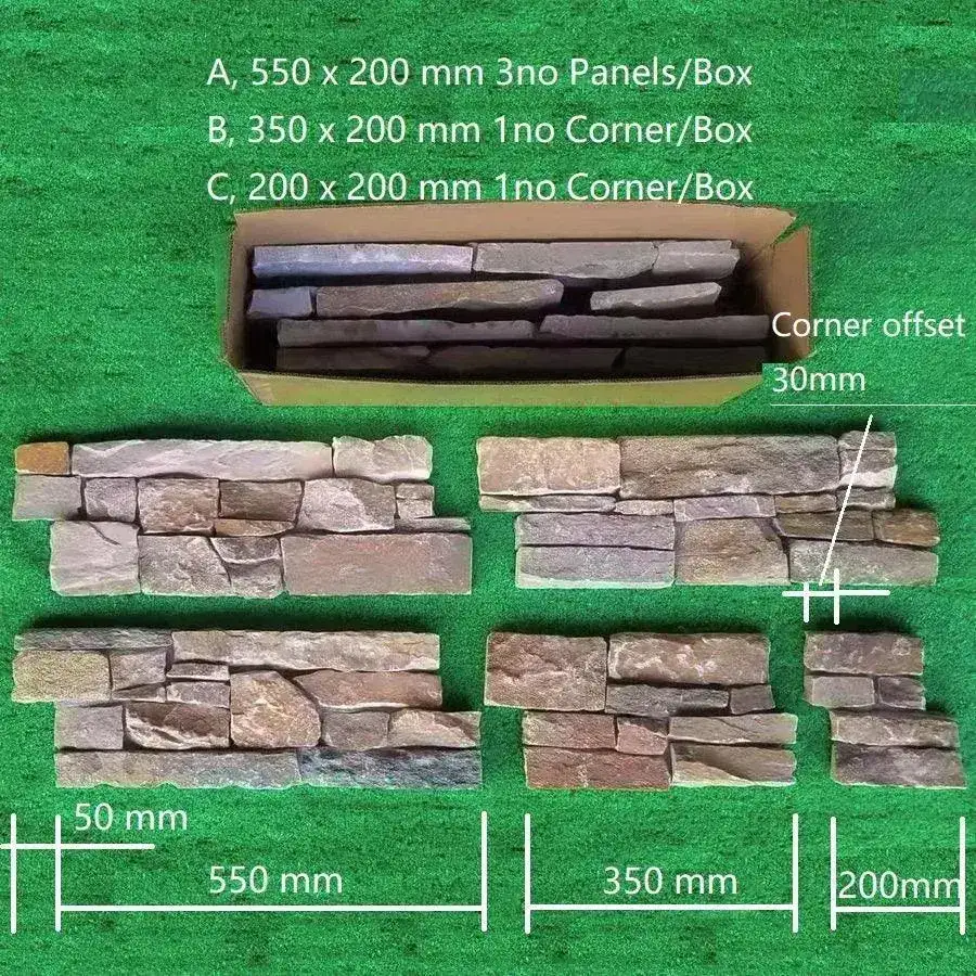 Oyster Golden Quartz Stone Cladding Z Tiles Clad 550 x 200 From £54.19/m2 - Image 4