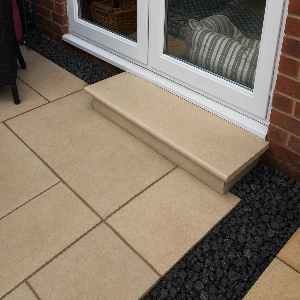 Fossil Mint Smooth Sandstone Bullnose Steps 900x400x40 From £36.20 - Image 3