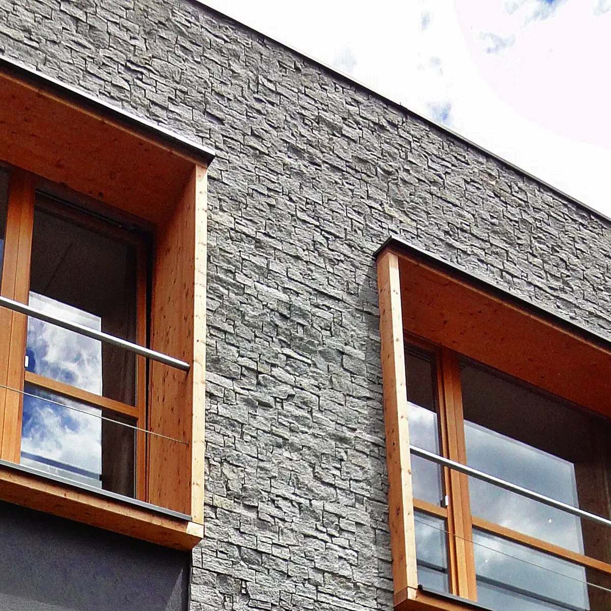 Grey Granite Stone Cladding Z Panels Cement Baking From £65.39/m2 - Image 4