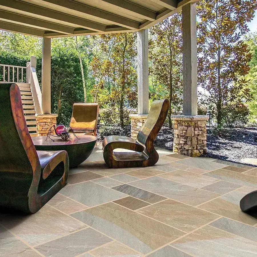 Indian York Sandstone Paving 600x600 22mm Cal. From £18.55/m2 - Image 3