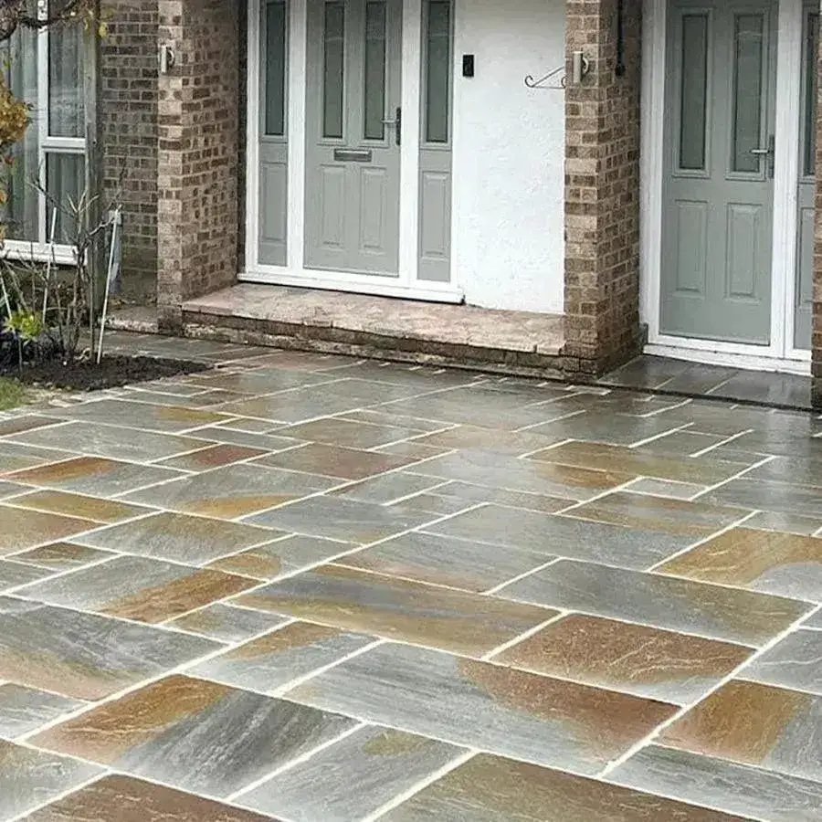 Indian York Sandstone Paving 900x600 22mm Cal. From £19.89/m2 - Image 4