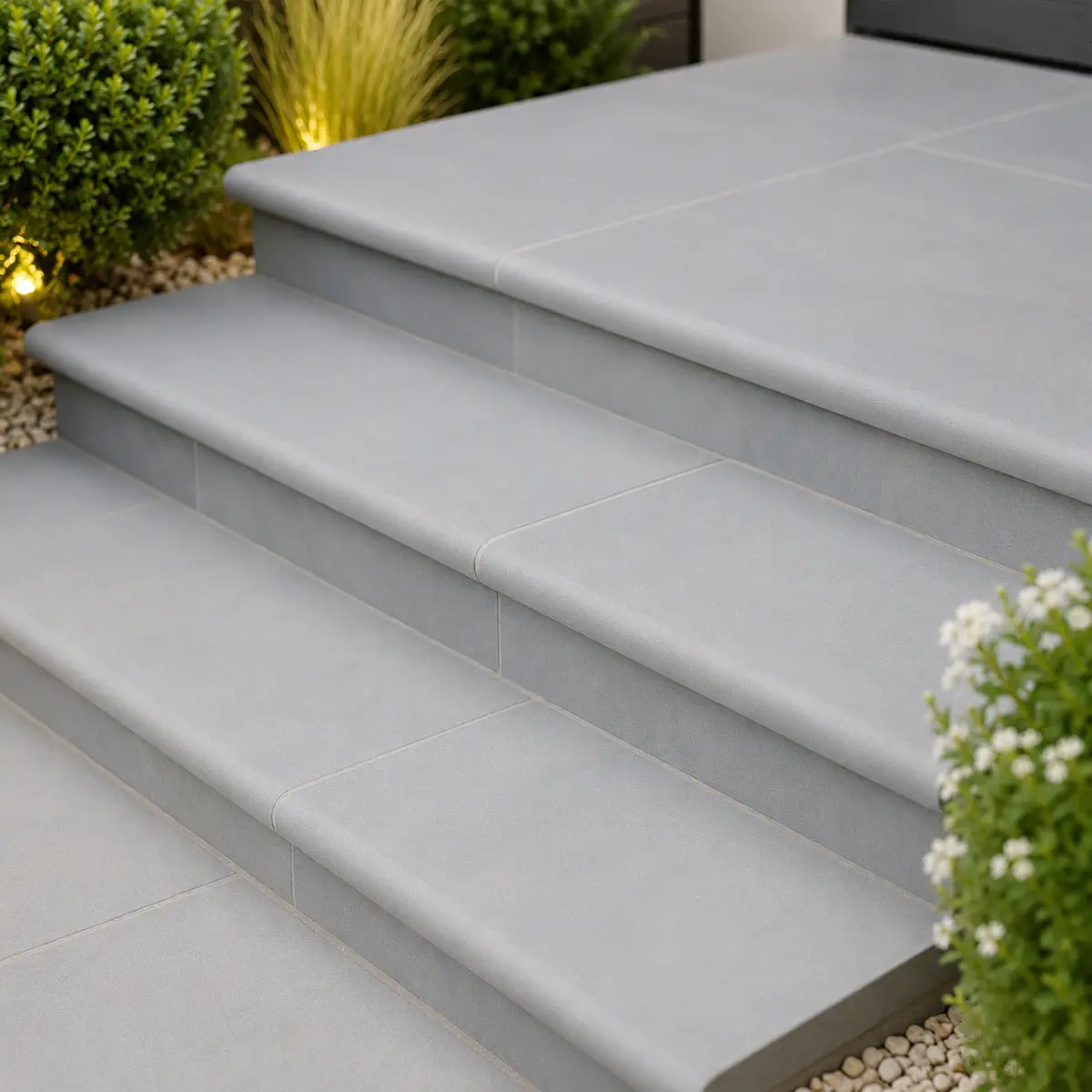 Kandla Grey Smooth Sandstone Bullnose Steps 900x400x40 From £36.20 - Image 4