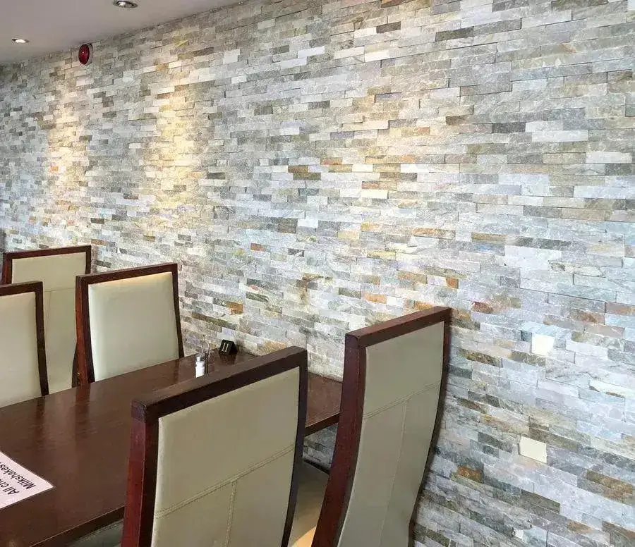 Oyster Quartz Split Face Tiles Cladding 550x150 From £29.69/m2 - Image 6