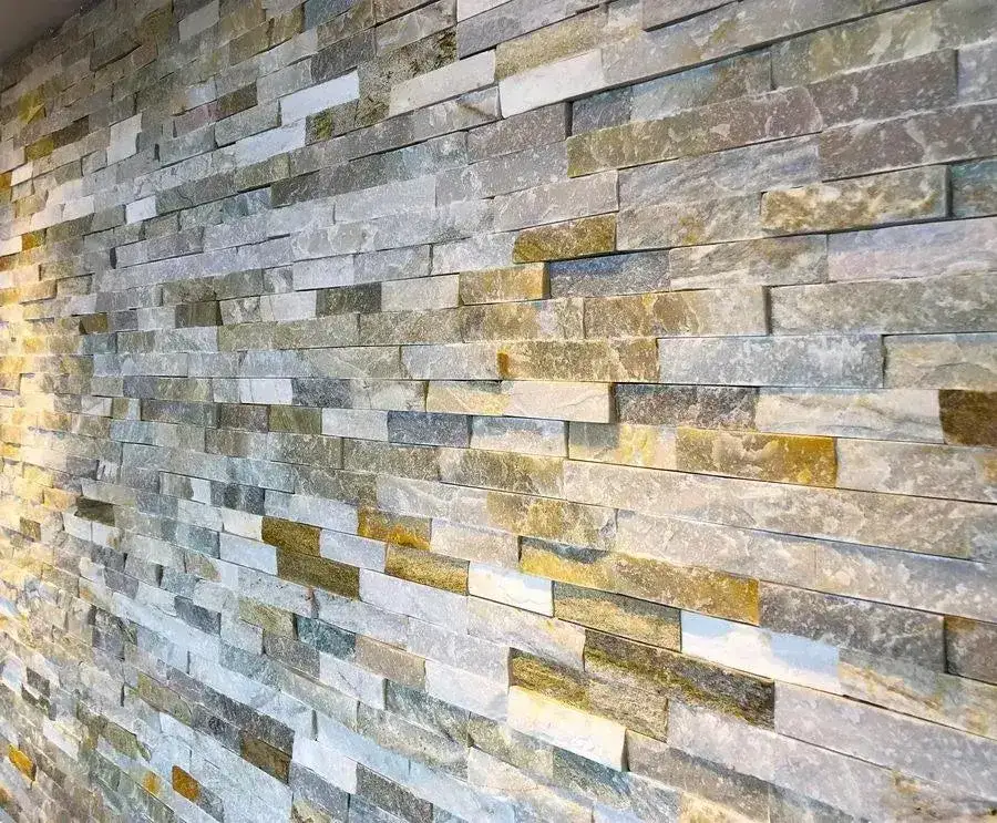 Oyster Quartz Split Face Tiles Cladding 550x150 From £29.69/m2 - Image 7