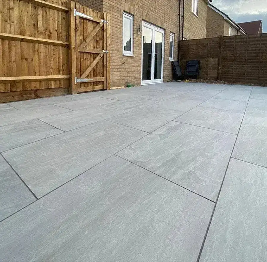 Kandla Grey Porcelain Paving Slabs 900x600x20 From £20.89/m2 - Image 5
