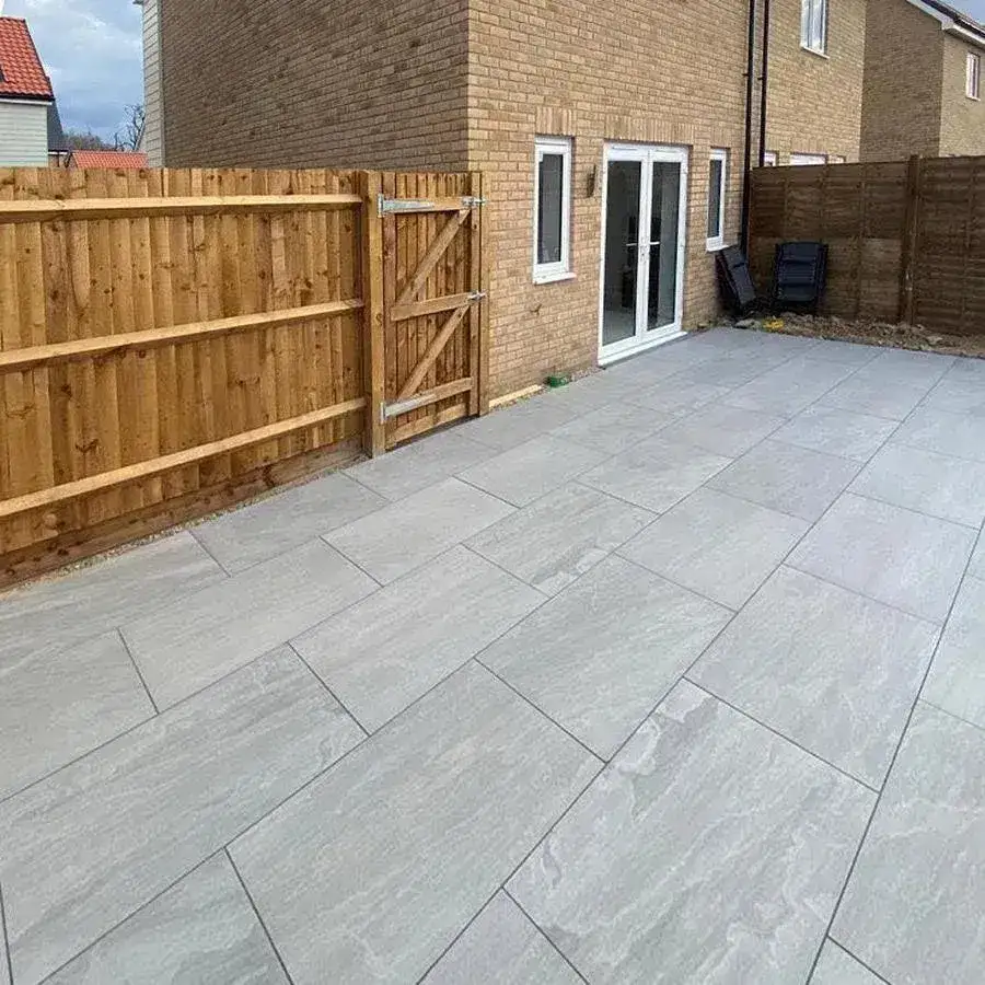 Kandla Grey Porcelain Paving Slabs 900x600x20 From £20.89/m2 - Image 6