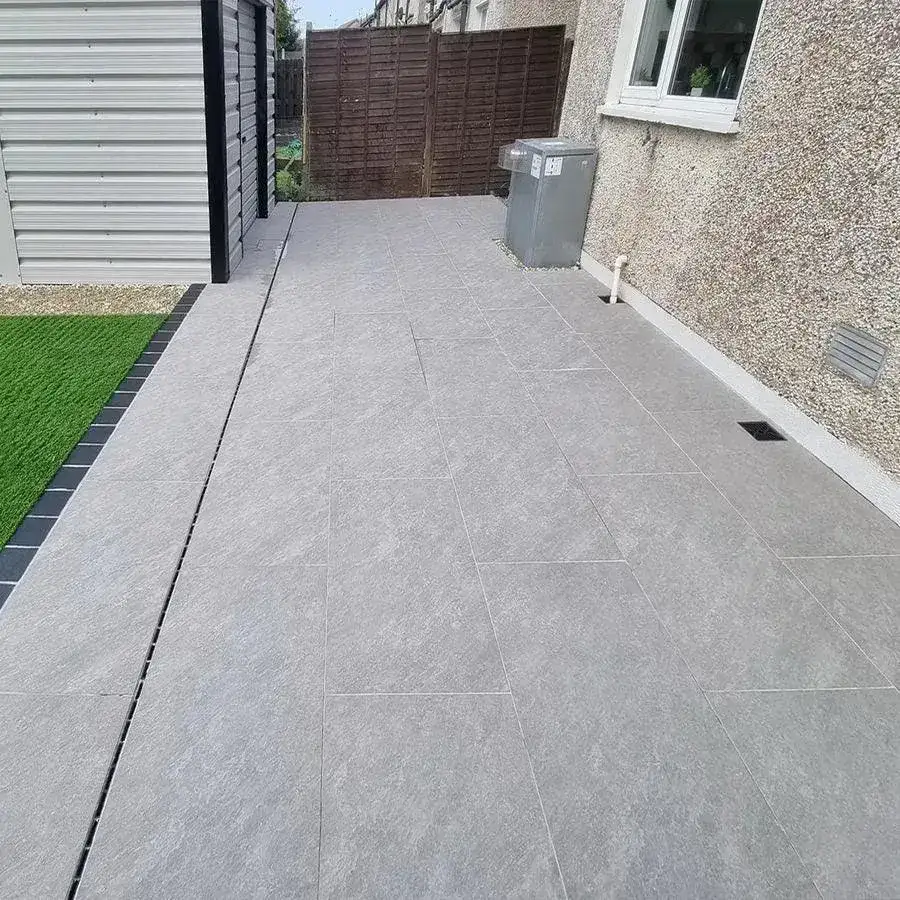 Quartz Grey Porcelain Paving Slabs 900x600x20 From £20.09/m2