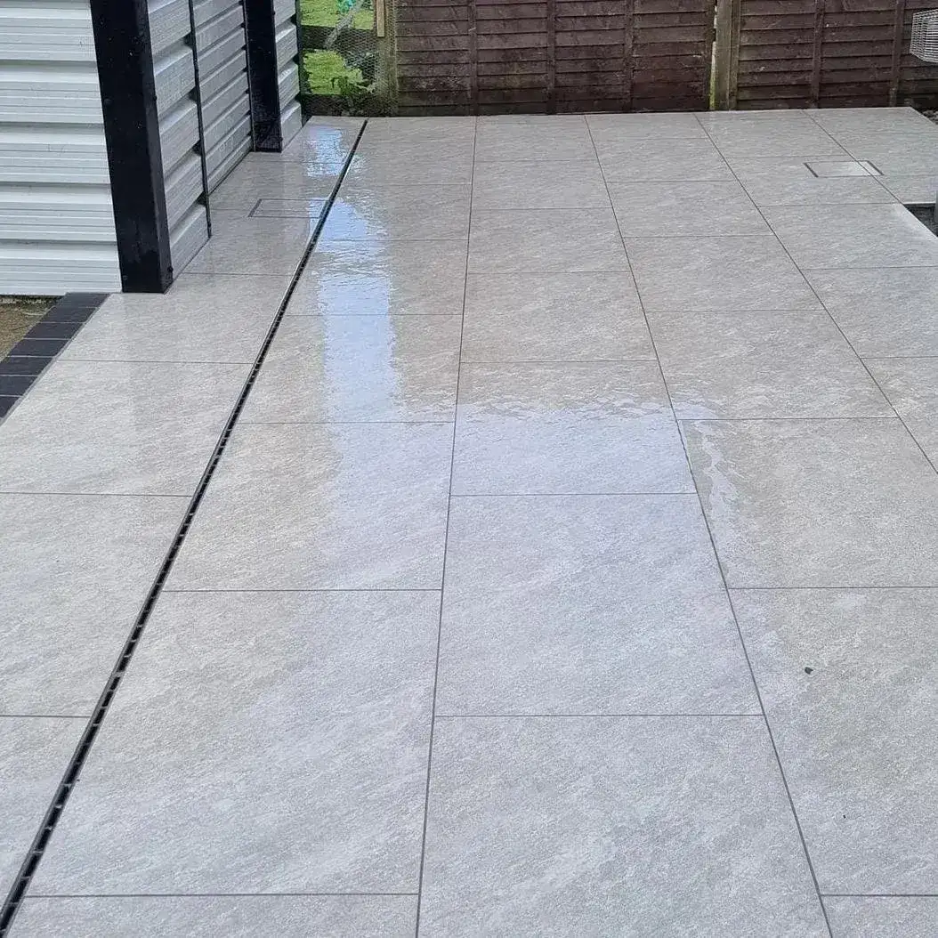 Quartz Grey Porcelain Paving Slabs 900x600x20 From £20.09/m2 - Image 2