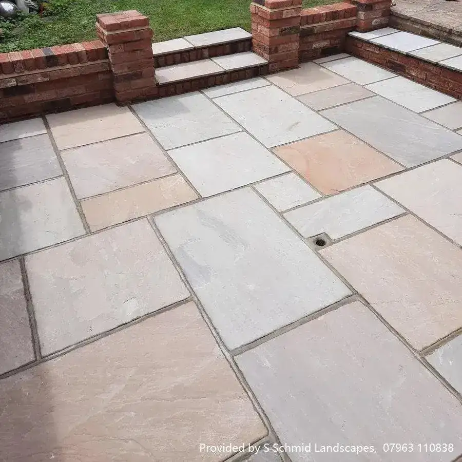 Raj Blend Indian Sandstone Paving 560 Series 5 Sizes 22mm Cal. From £19.63/m2 - Image 4