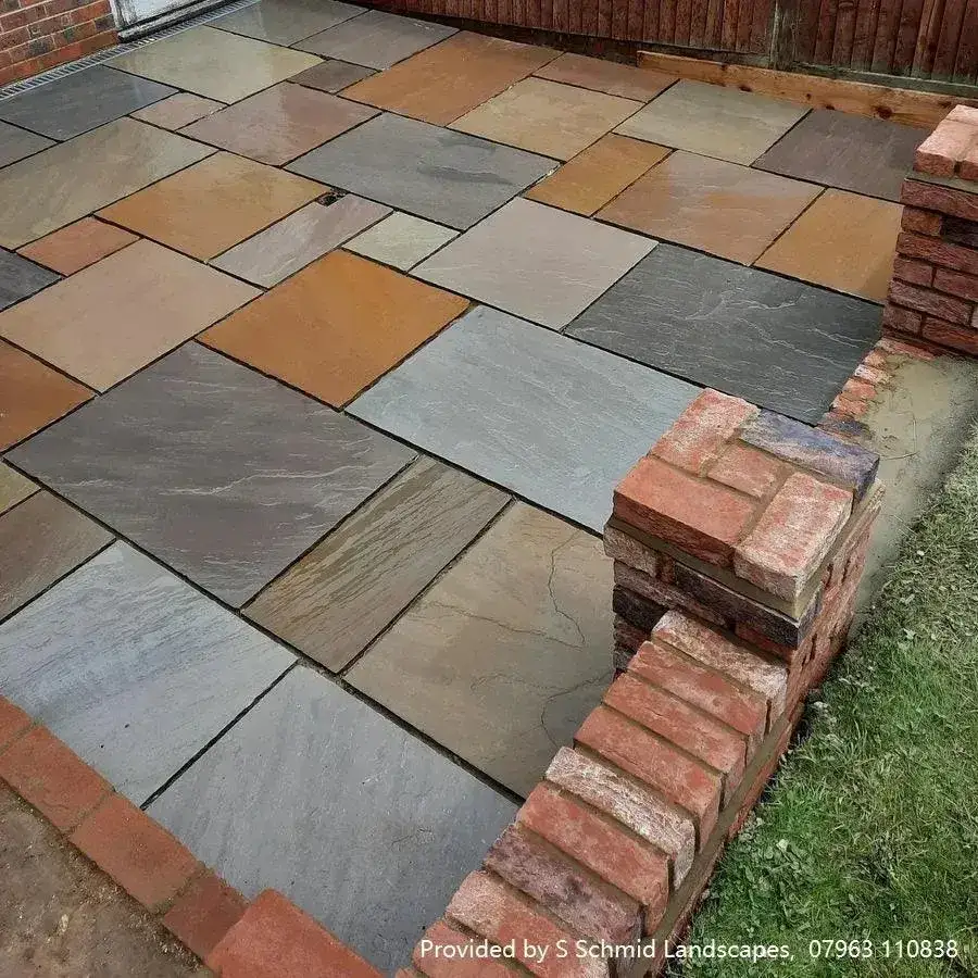 Raj Blend Indian Sandstone Paving 560 Series 5 Sizes 22mm Cal. From £19.63/m2 - Image 5