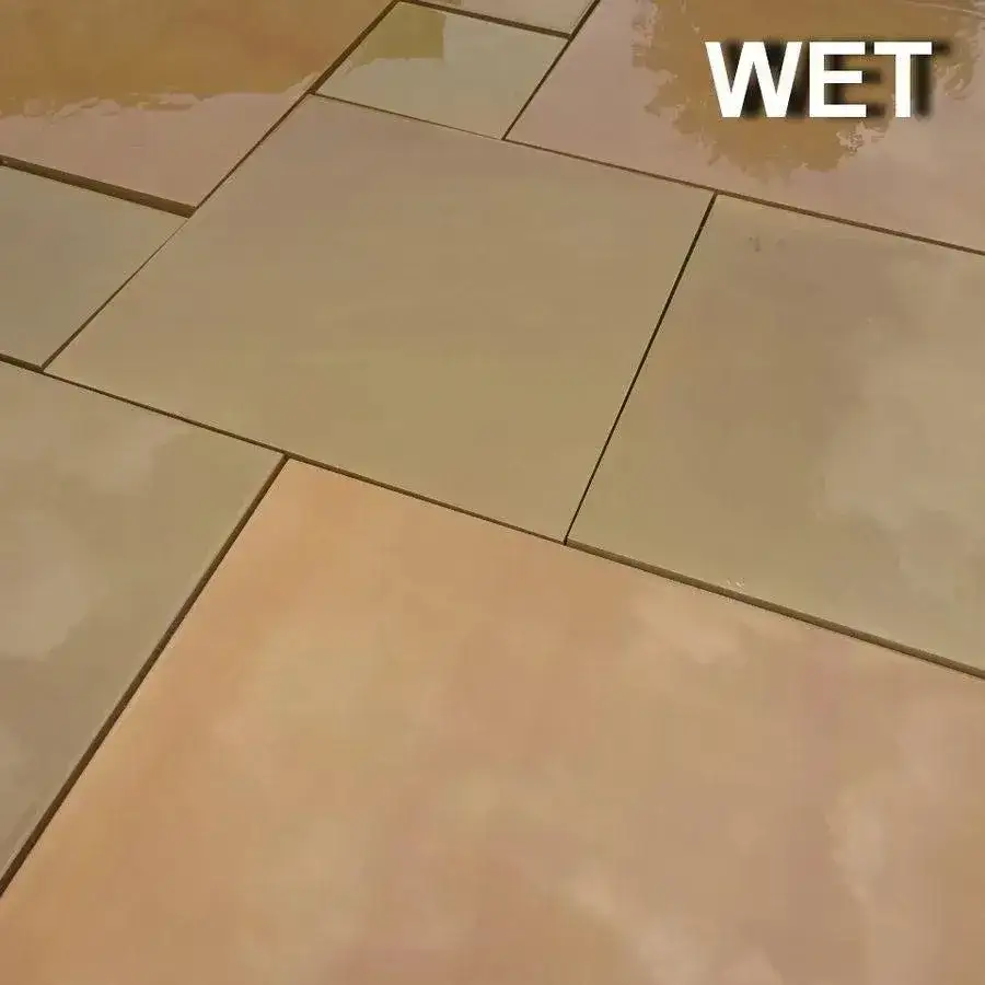 Raj Green Smooth Indian Sandstone Paving Sawn & Honed Patio Packs From £26.89/m2 - Image 4