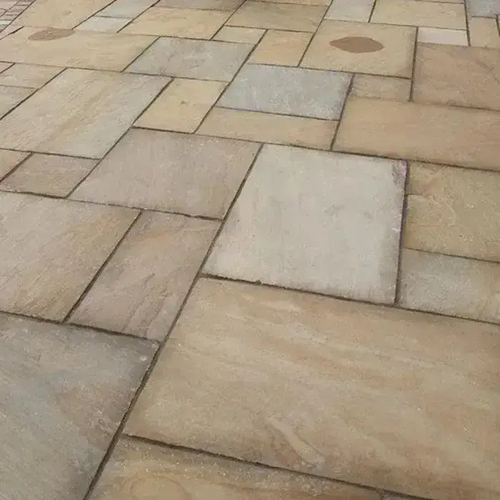 Rippon Buff Indian Sandstone Paving 900x600 22mm Cal. From £22.59/m2 - Image 4
