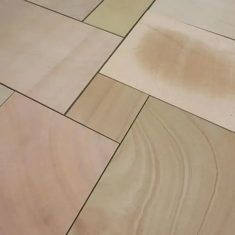 Rippon Buff Smooth Indian Sandstone Sawn & Honed Patio Packs From £26.62/m2 - Image 3