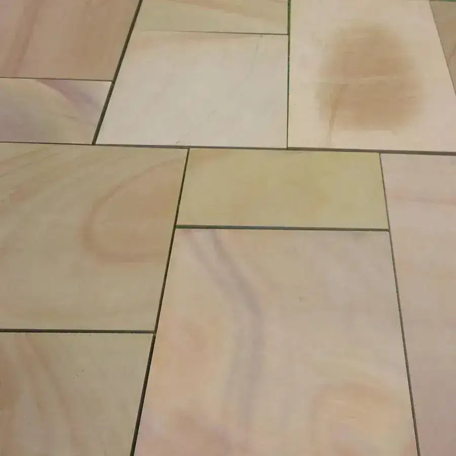 Rippon Buff Smooth Indian Sandstone Sawn & Honed Patio Packs From £26.62/m2 - Image 4