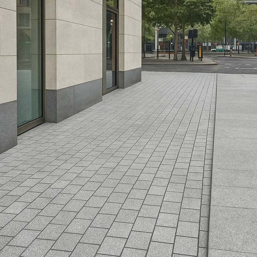 Sawn Granite Setts Silver Grey Edging Stones 100x100x50mm From £46.89/m2 - Image 4