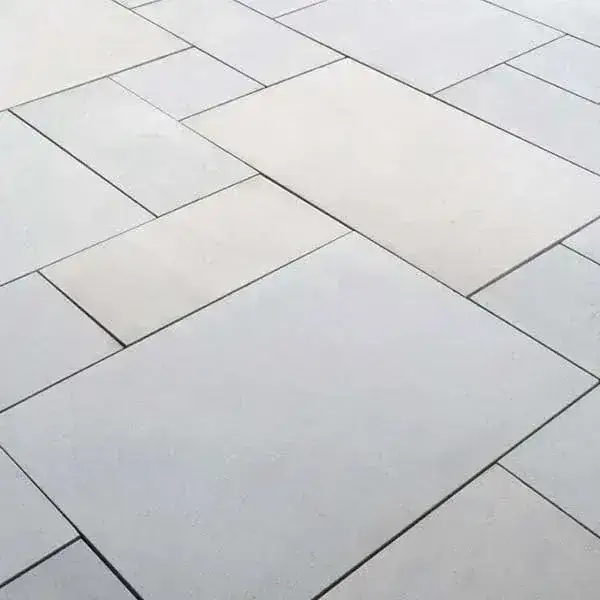 Smooth Indian Sandstone Paving Kandla Grey Sawn & Honed 600x600 From £26.60/m2 - Image 4