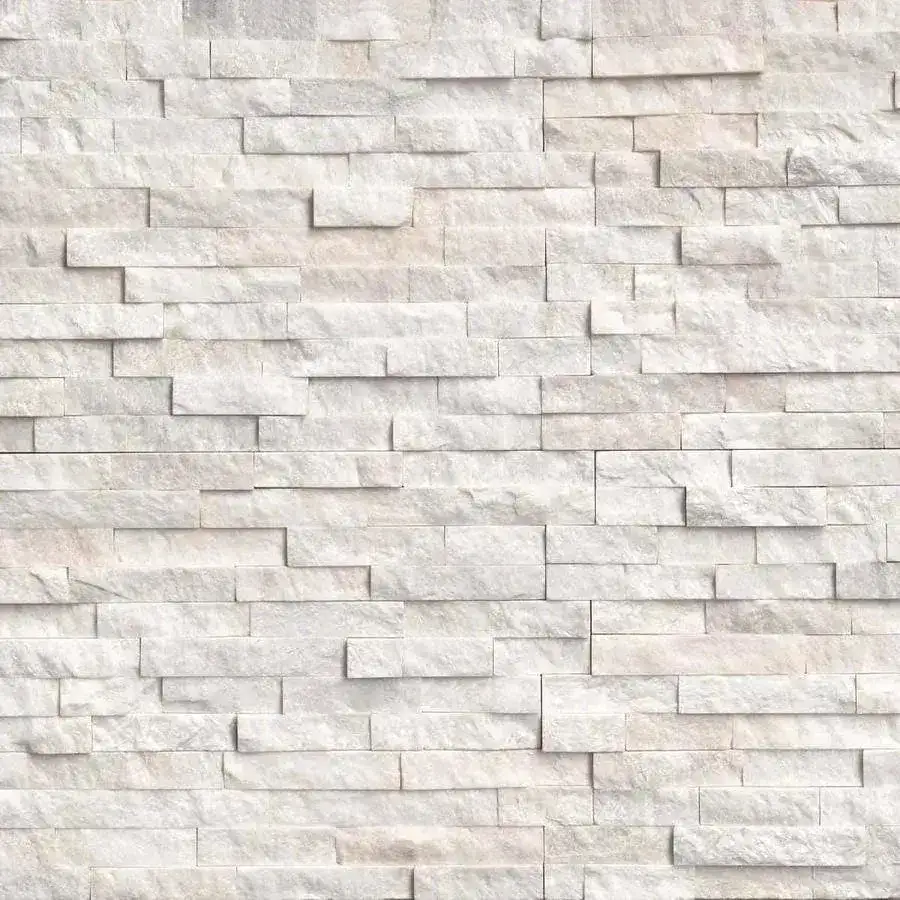 Sparkle White Quartz Split Face Tiles 550x150 From £30.19/m2 - Image 3