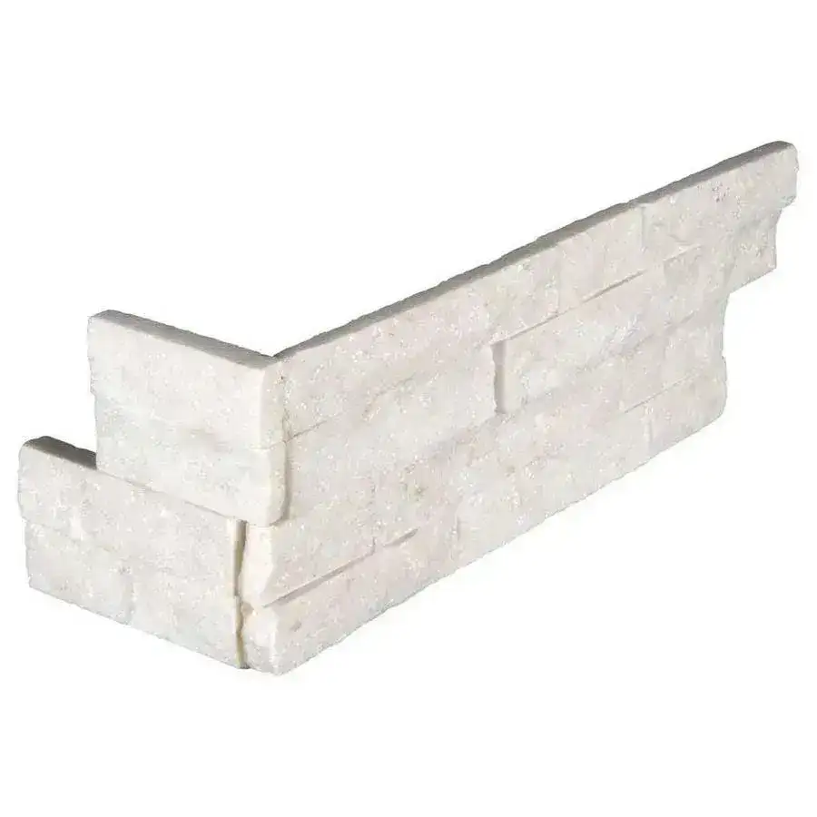 Sparkle White Quartz Split Face Tiles 550x150 From £30.19/m2 - Image 6